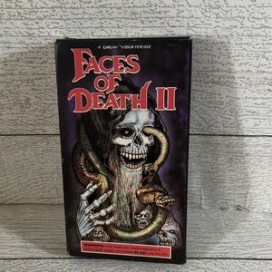 Faces of Death II VHS Vintage USA